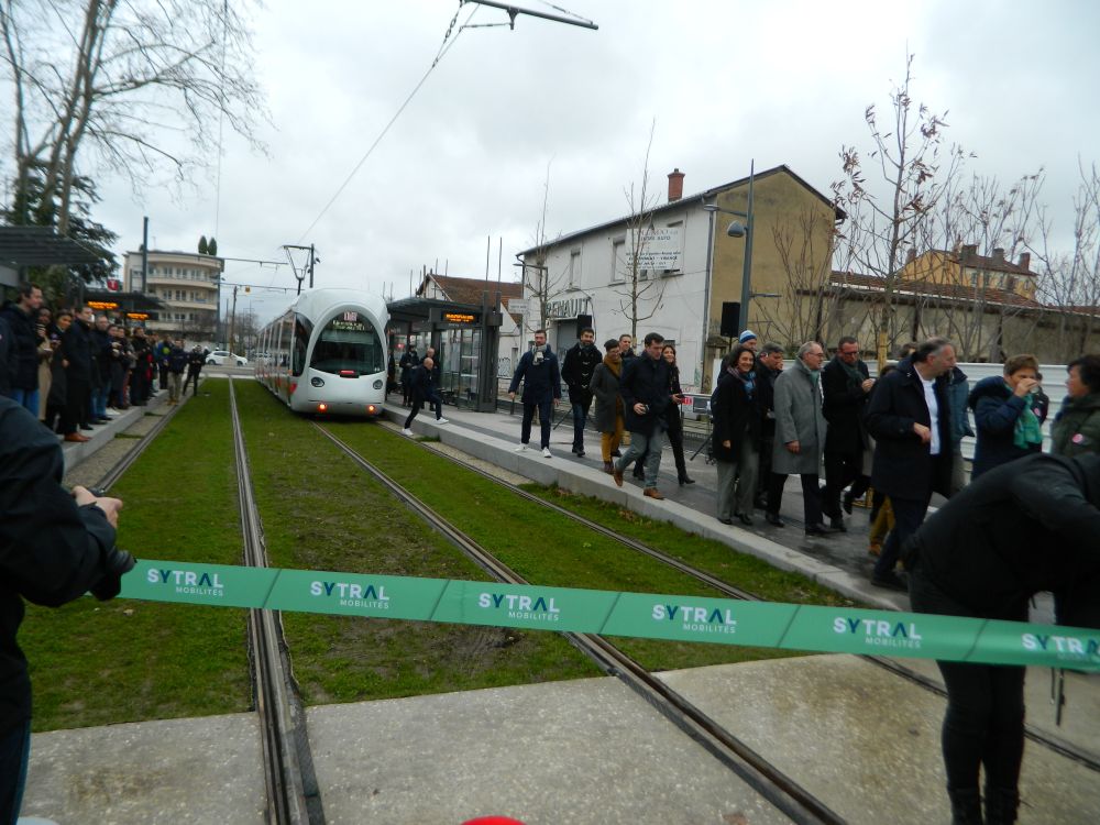 Inauguration T6 Nord à Lyon