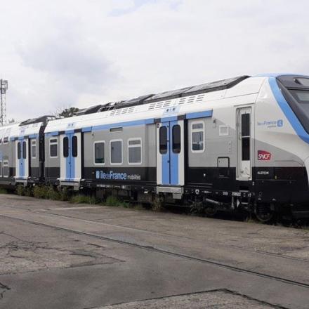 ALSTOM – Petite-Fôret – 25-08-2023 - RER NG Rame 011M sortie usine