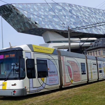 Anvers : tram des 150 ans